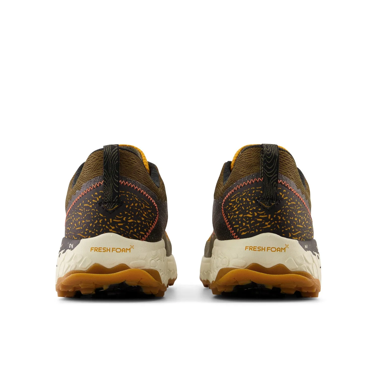 Men's New Balance Fresh Foam X Hierro v7 Color: Golden Hour with Dark Camo & Black