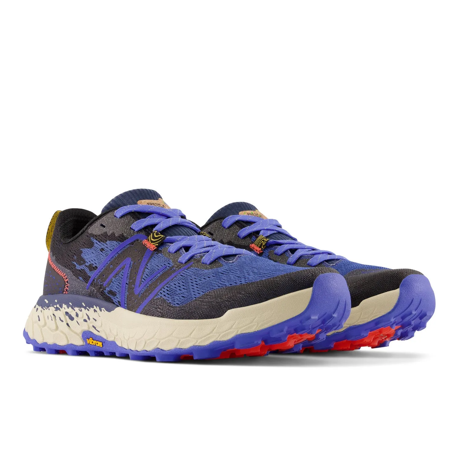 Men's New Balance Fresh Foam X Hierro v7 Color: Nb Navy with Black and Bright Lapis