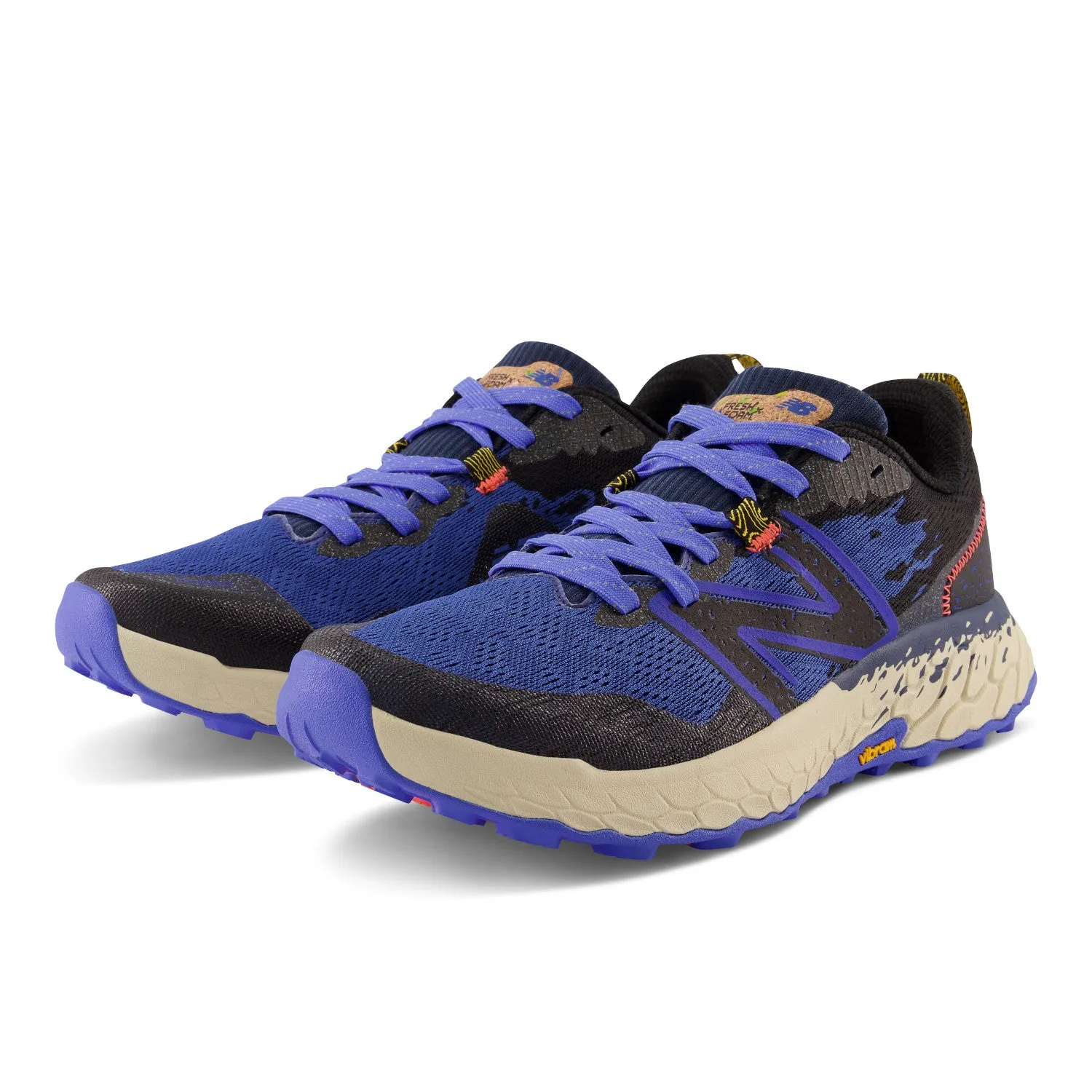 Men's New Balance Fresh Foam X Hierro v7 Color: Nb Navy with Black and Bright Lapis