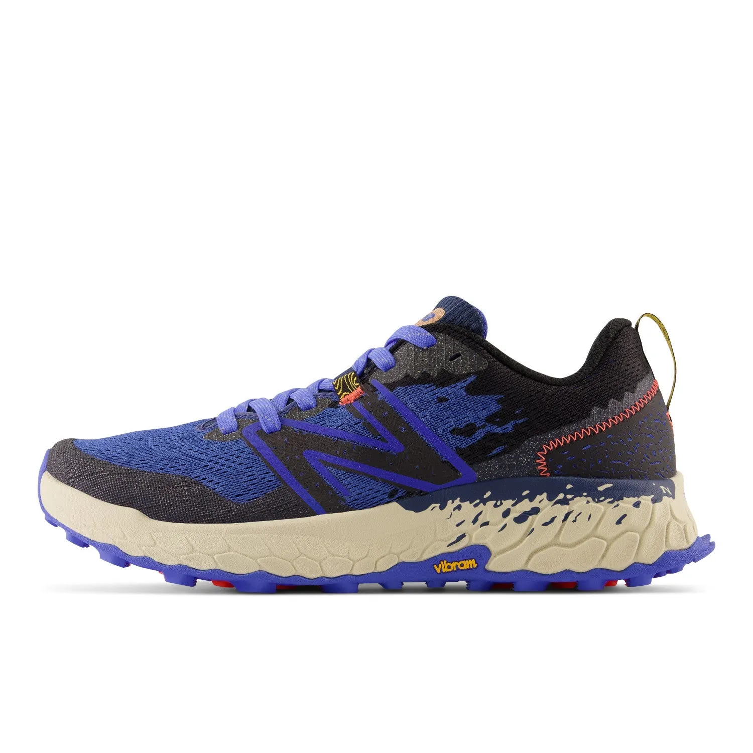 Men's New Balance Fresh Foam X Hierro v7 Color: Nb Navy with Black and Bright Lapis