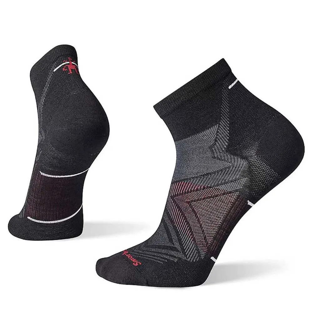 Men's Run Zero Cushion Ankle Socks - Black