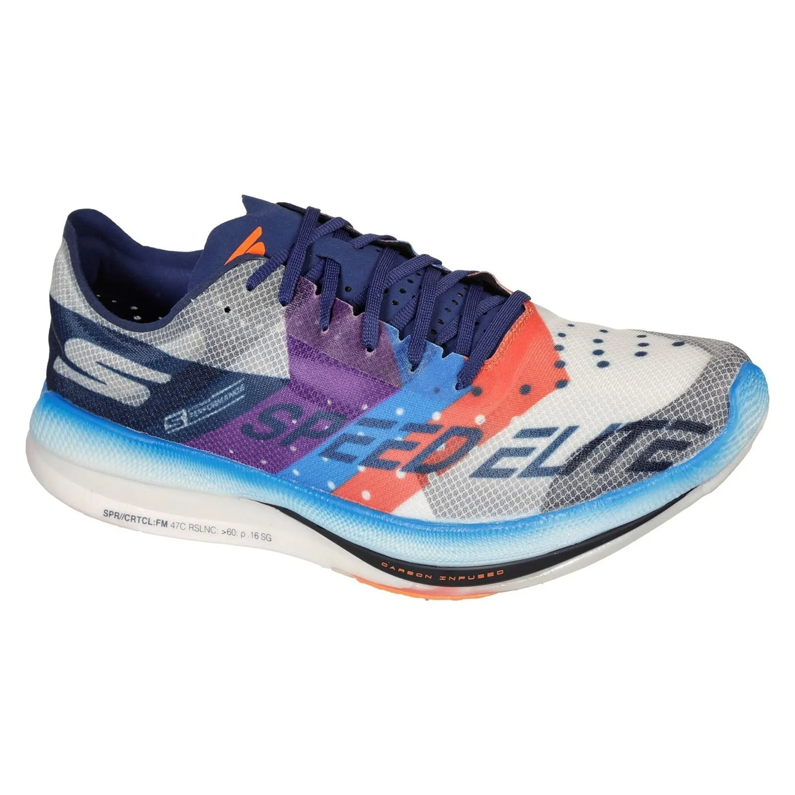 Men's Wide Fit Skechers 55221 Go Run Speed Elite Sports Sneakers