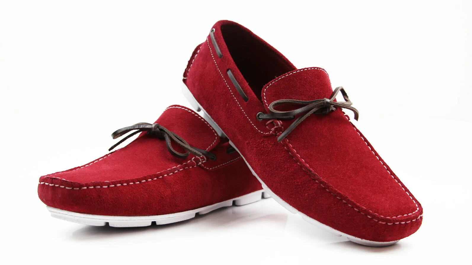 Mens Zasel Port Shoes Red