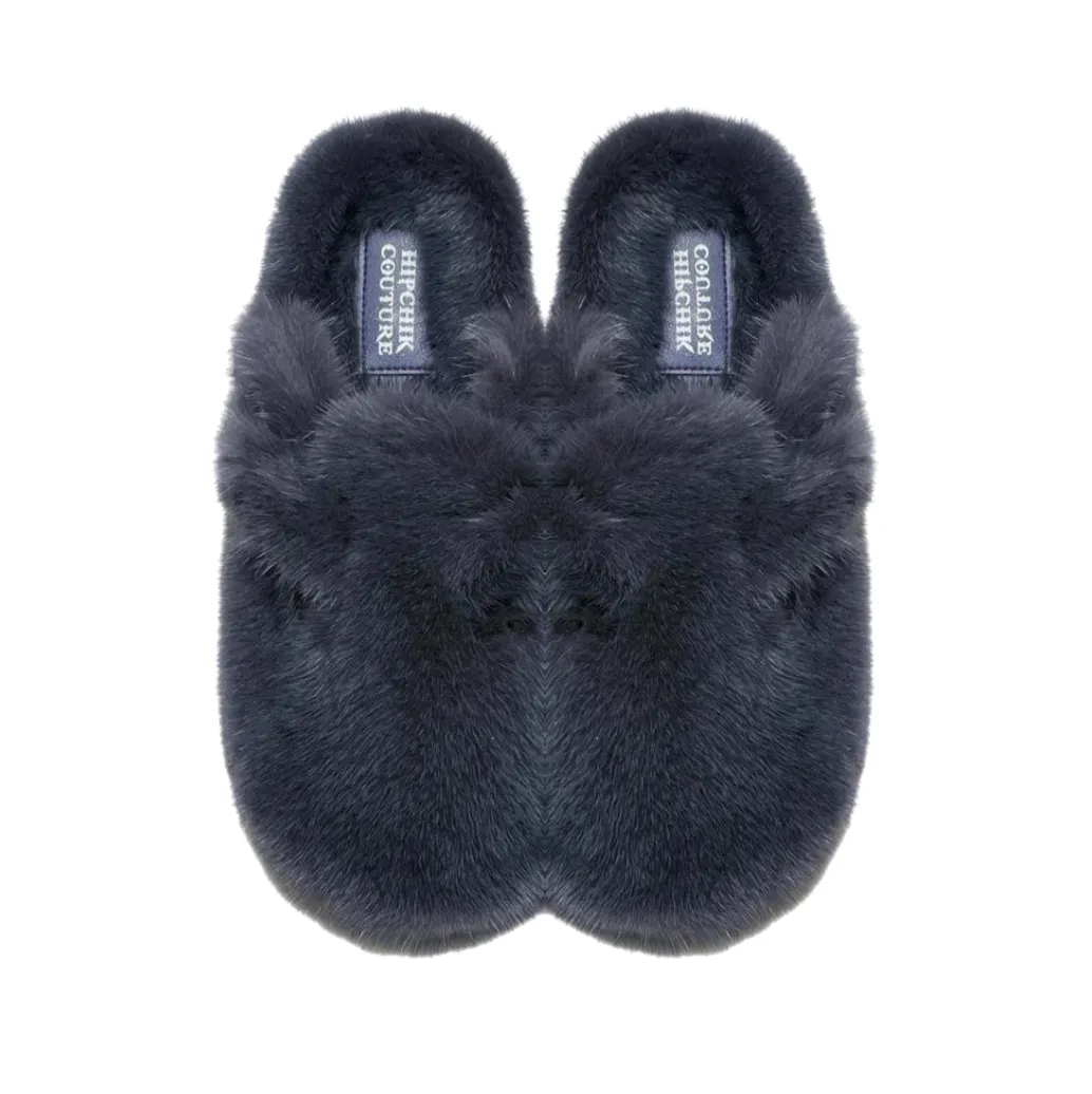 Mink Clog  - Navy