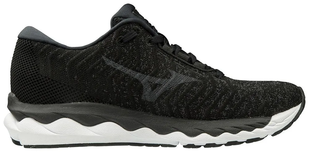 Mizuno Wave Sky Waveknit 3 Mens Running Shoe - QShade/Black