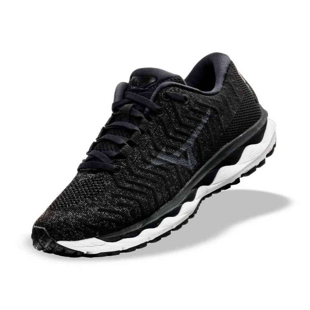 Mizuno Wave Sky Waveknit 3 Womens Running Shoe - Black