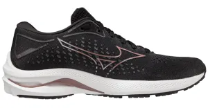 Mizuno Womens Wave Rider 25 Running - Black/Pink