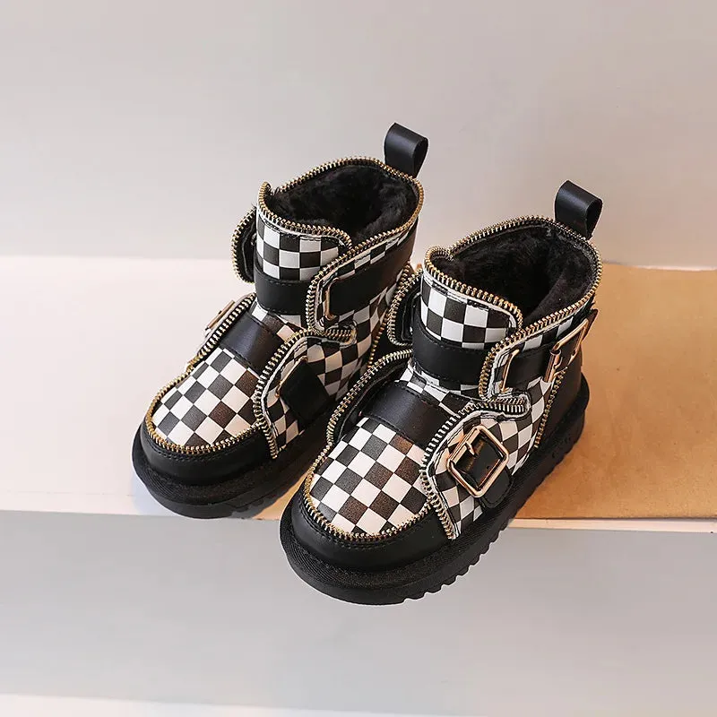 MOF Kids Fashionable Children’s Autumn-Winter Boots