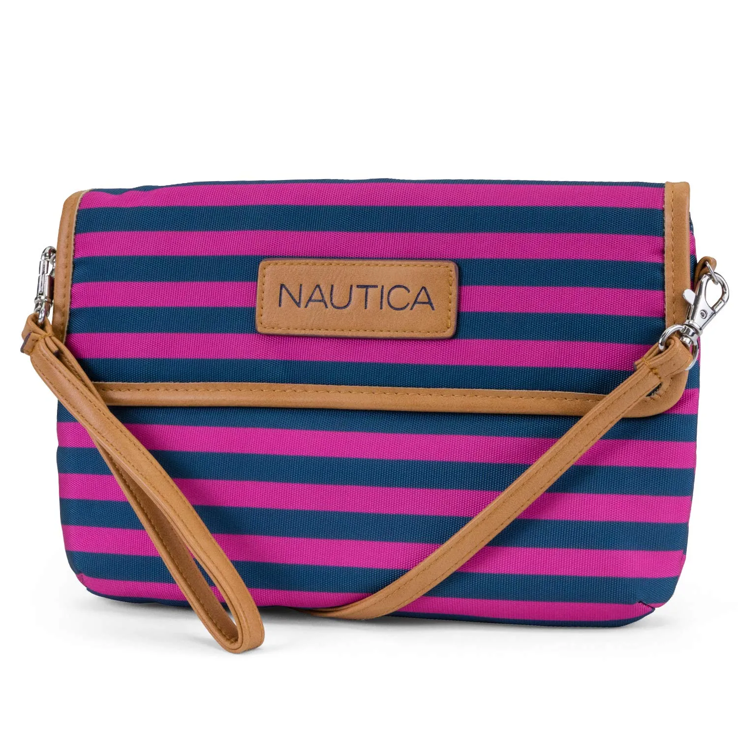 NAUTICA Perfect Carry-All RFID Blocking Mini Crossbody Wallet Wristlet Clutch