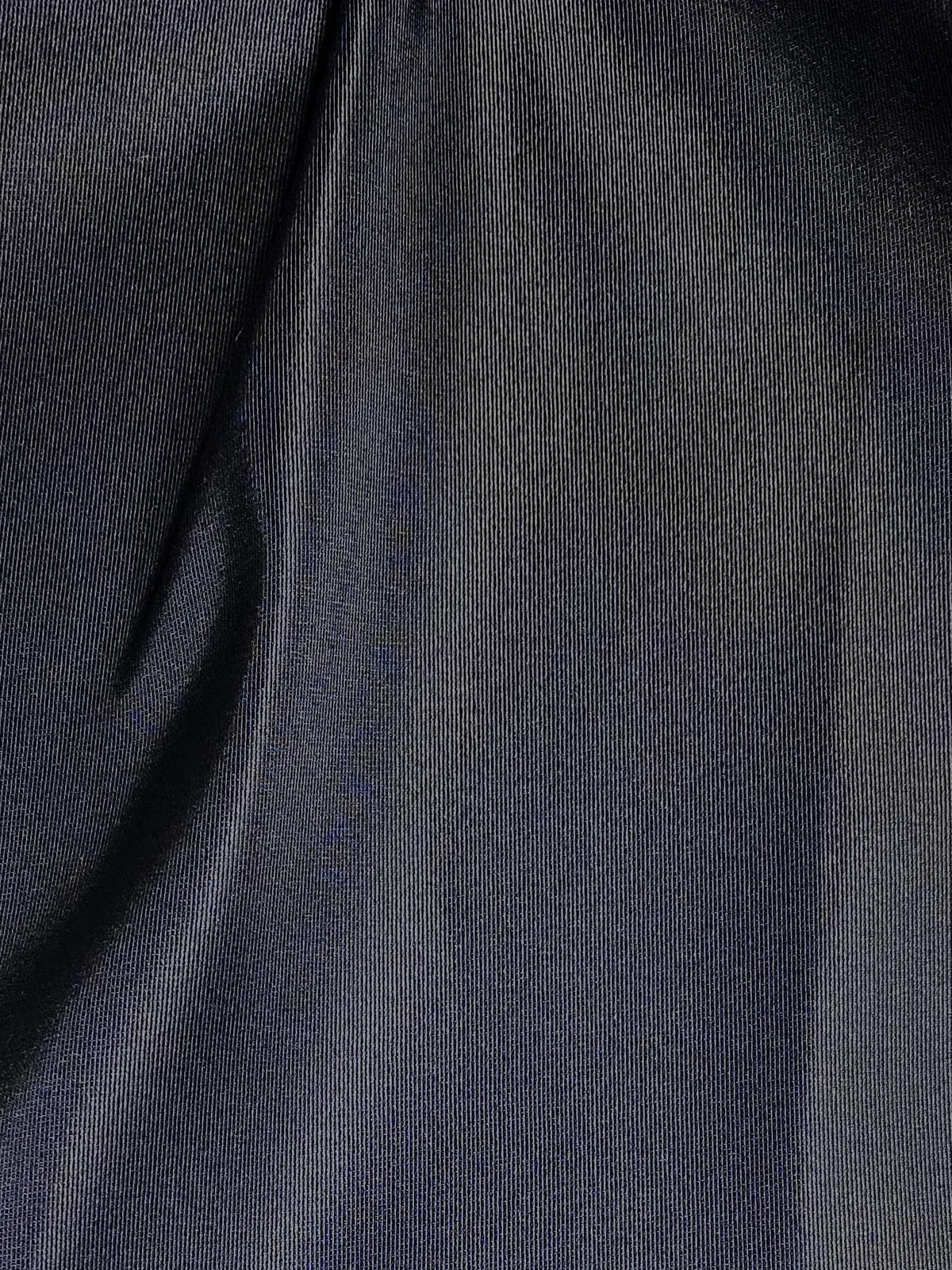 Navy Italian Satin Faille Fabric