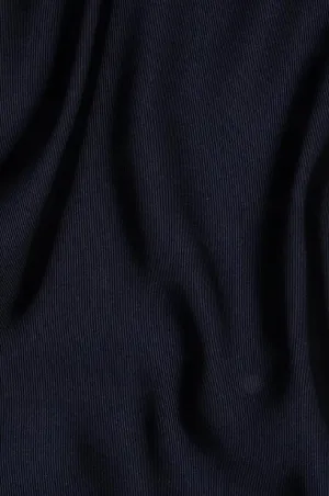 Navy Silk Faille Fabric