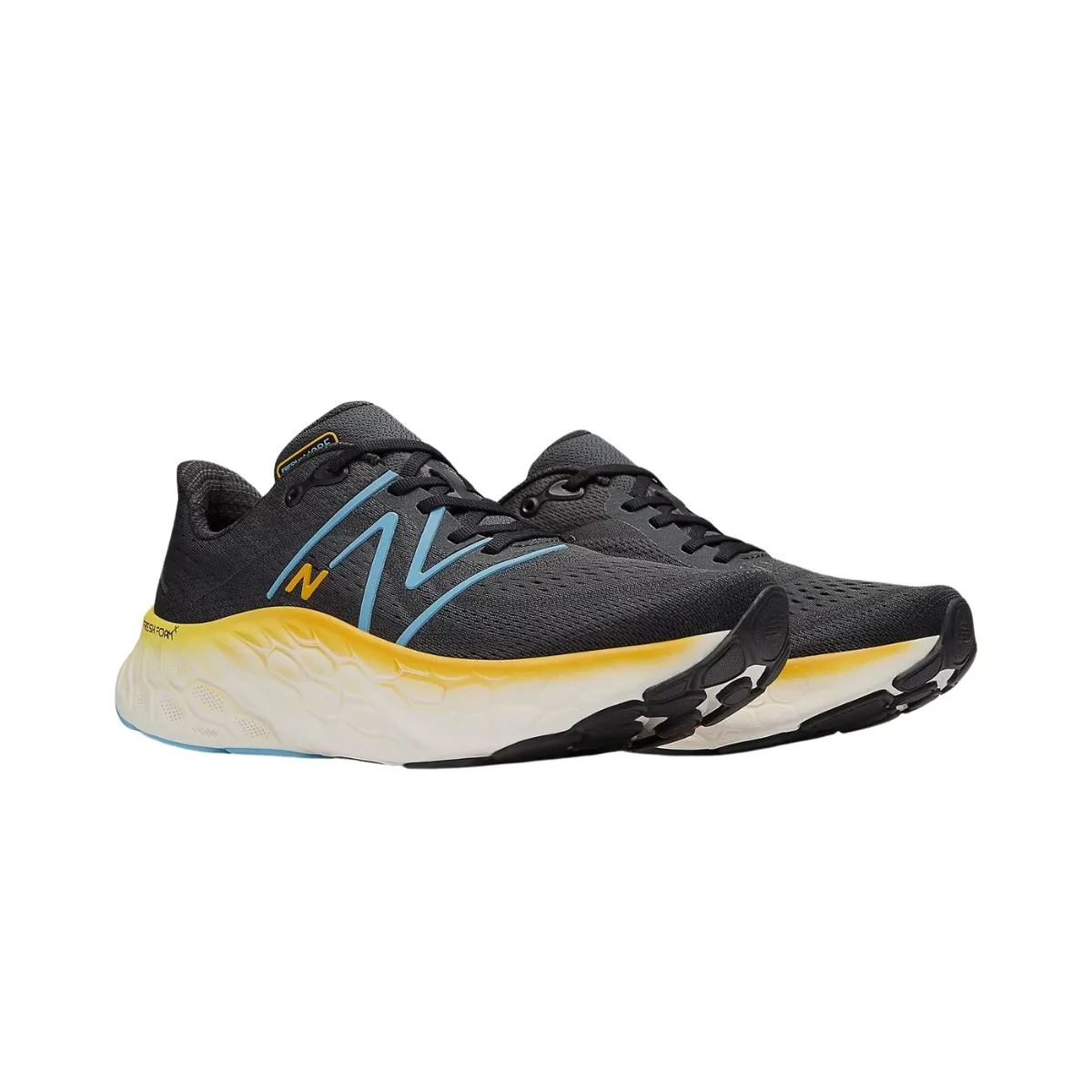 New Balance Fresh Foam X More v4 Black Blue SS24 Sneakers