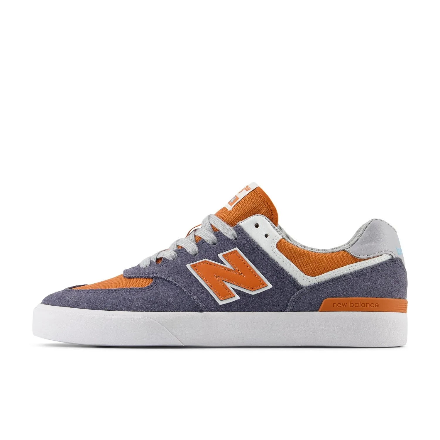 New Balance Numeric 574 Vulcanized Shoes Dark Arctic Grey/Infield Clay