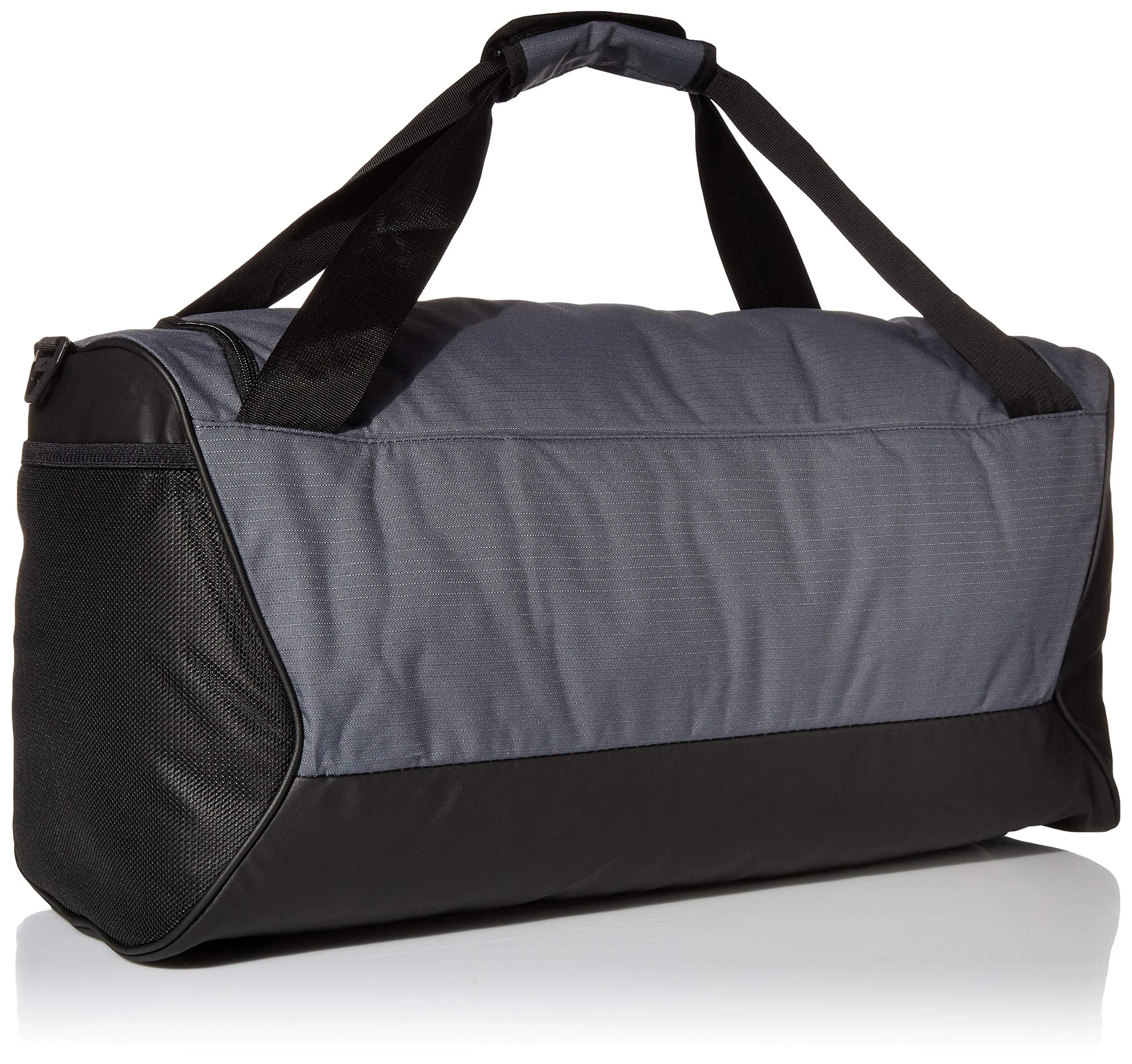 Nike Brasilia Training Medium Duffle Bag, Durable Nike Duffle Bag for Women & Men with Adjustable Strap, Flint Grey/Black/White