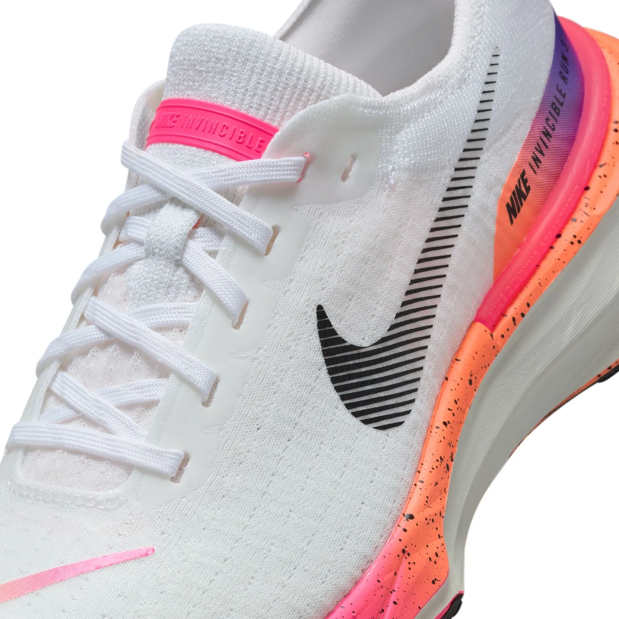 Nike Women's Invincible 3 Running Shoes White / Bright Mango / Hyper Pink / Black