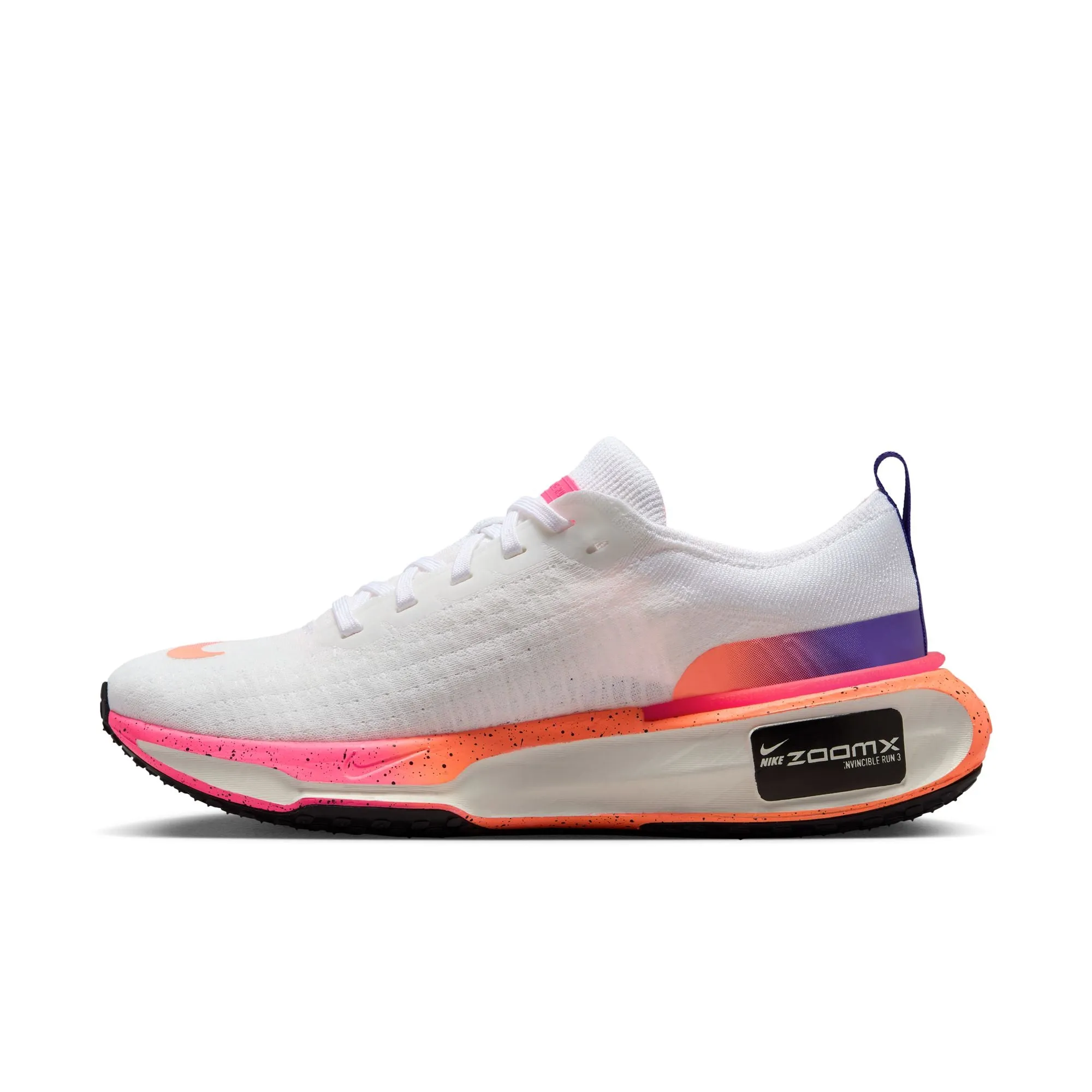 Nike Women's Invincible 3 Running Shoes White / Bright Mango / Hyper Pink / Black