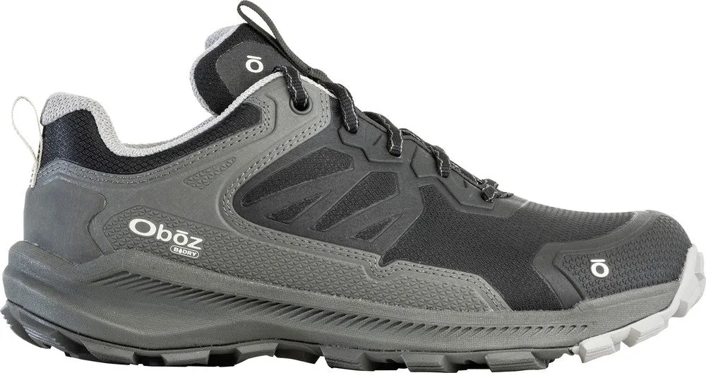 Oboz Women's Katabatic Low B-Dry Black Sea 44002BLSE