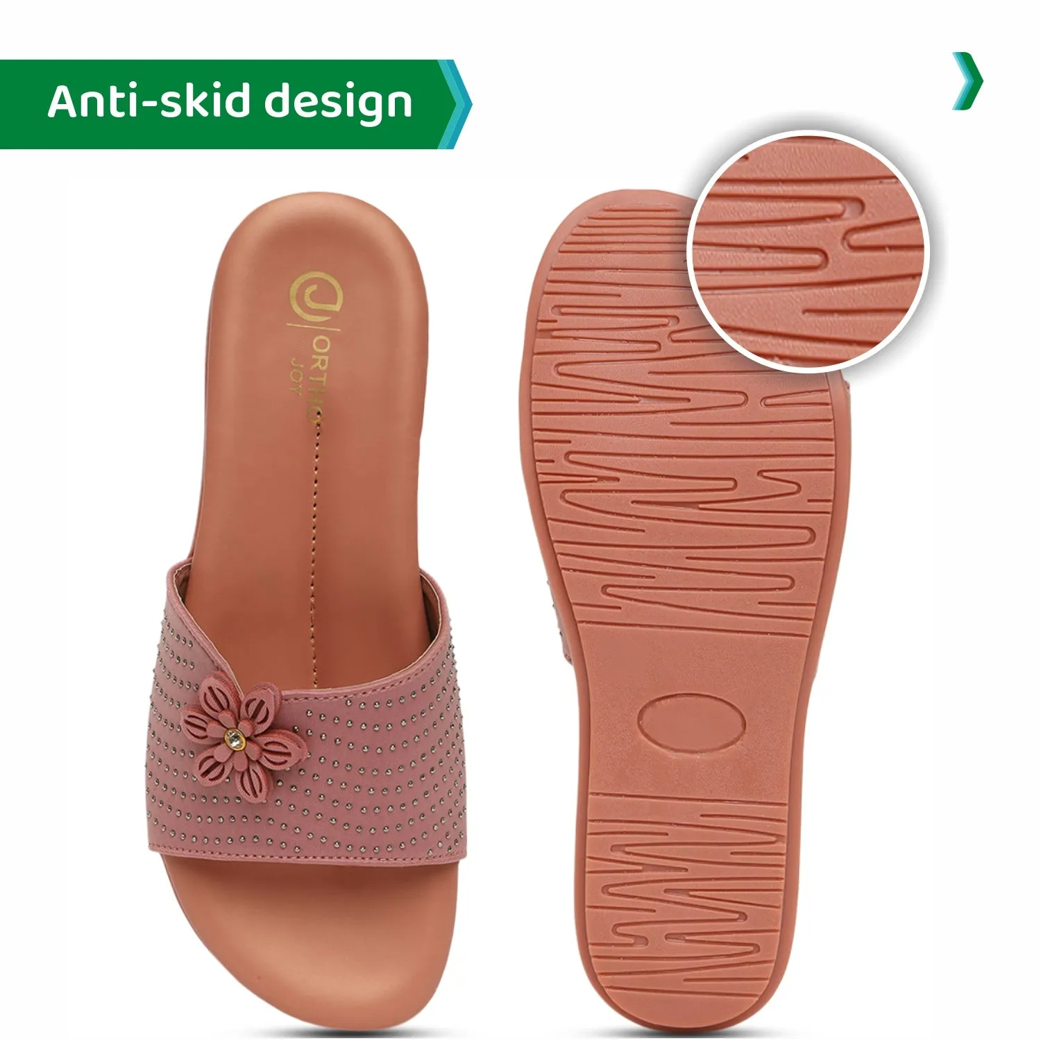 ORTHO JOY Fancy doctor Slipper  | Stylish Footwear