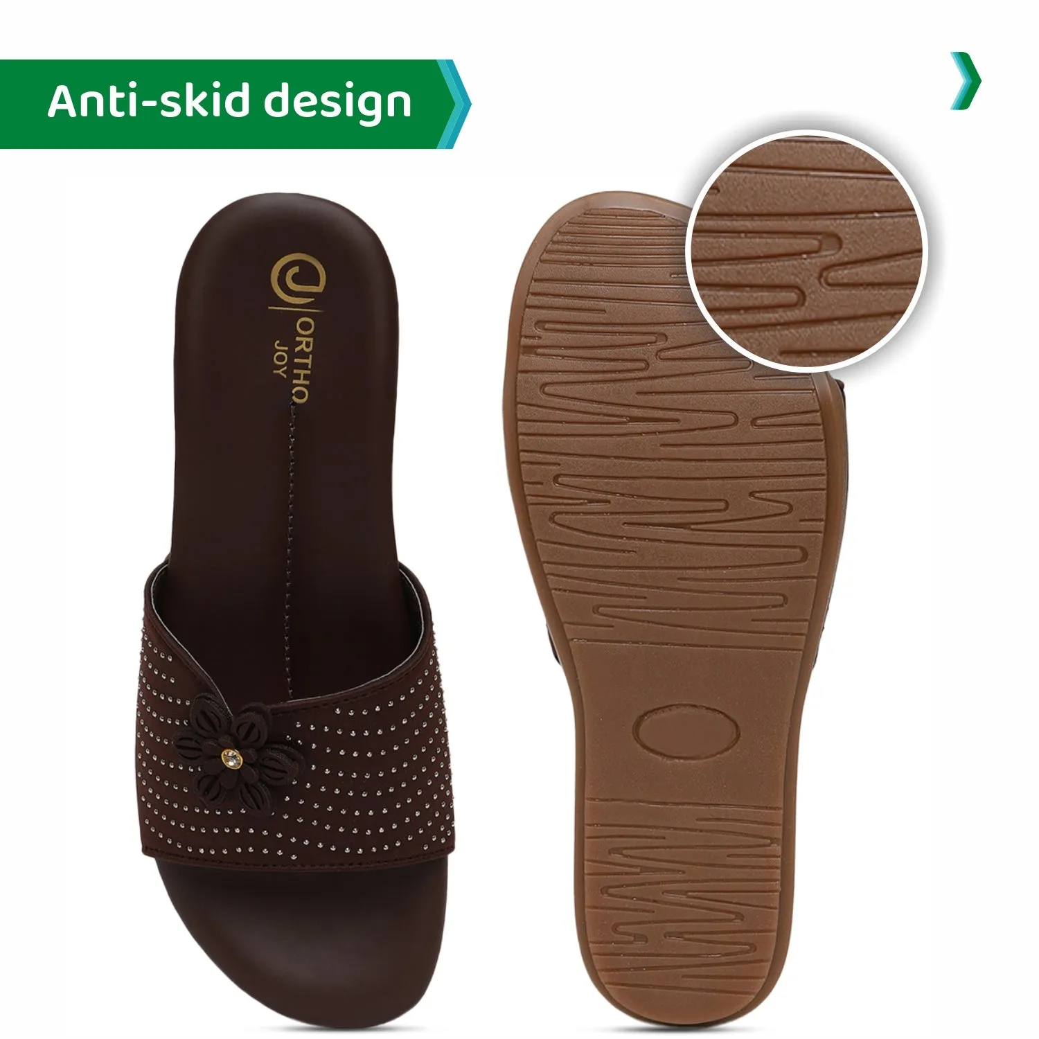 ORTHO JOY Fancy doctor Slipper  | Stylish Footwear