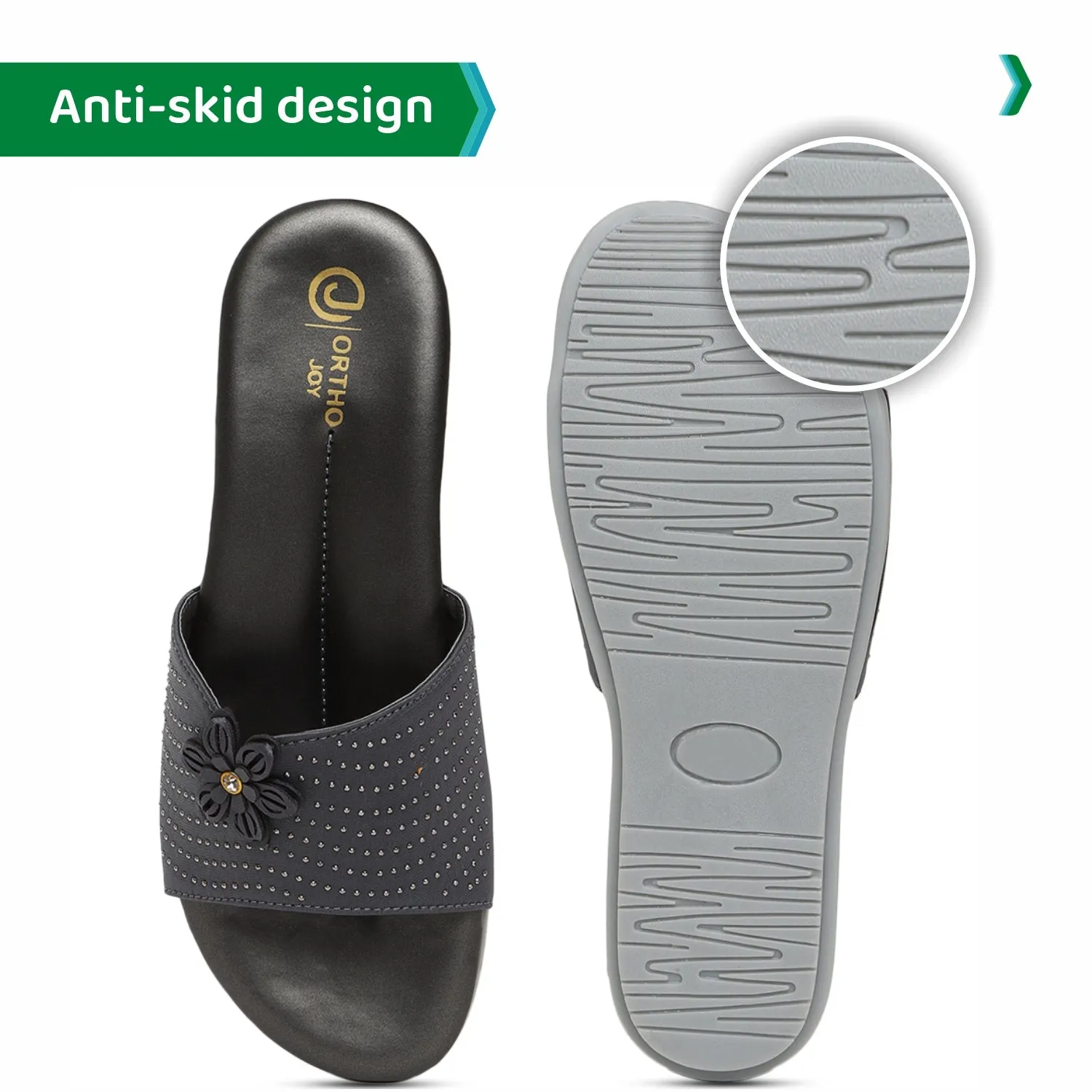 ORTHO JOY Fancy doctor Slipper  | Stylish Footwear