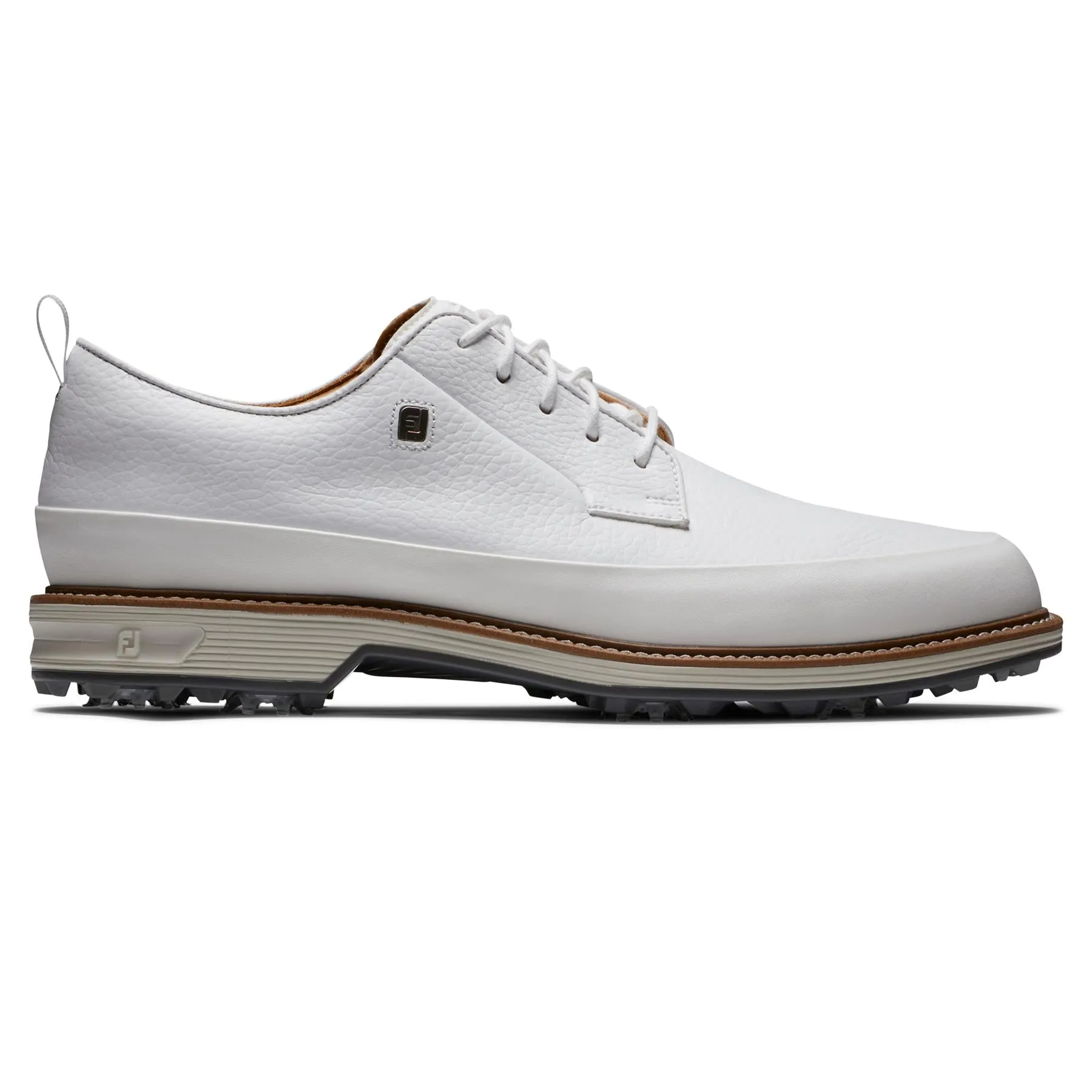 Premiere Series Cleated Laced Golf Shoes White/Grey - 2024