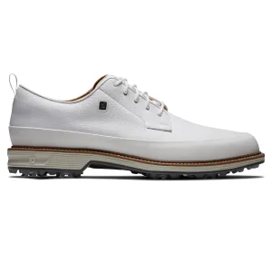 Premiere Series Cleated Laced Golf Shoes White/Grey - 2024