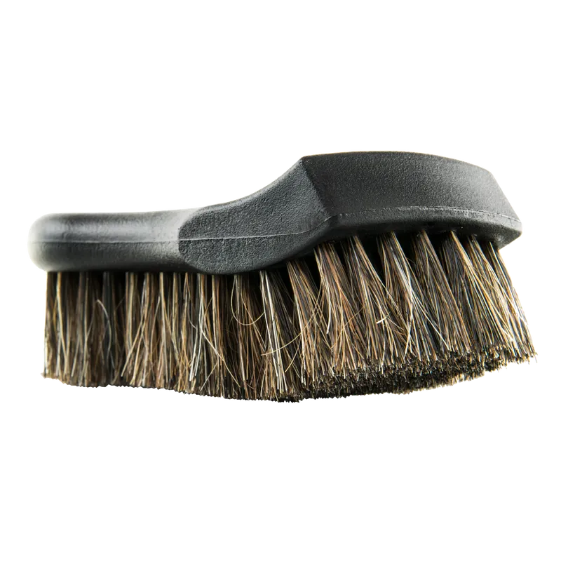 Premium Select Horse Hair Interior Cleaning Brush for Leather, Vinyl, Fabric and More