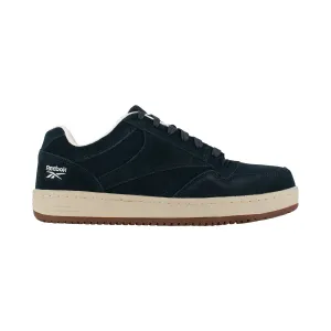 Reebok Womens Navy Leather Work Shoes Soyay Skateboard ST