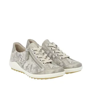 Remonte by Rieker Women's Liv Sneakers - Pearle/Beige Metallic