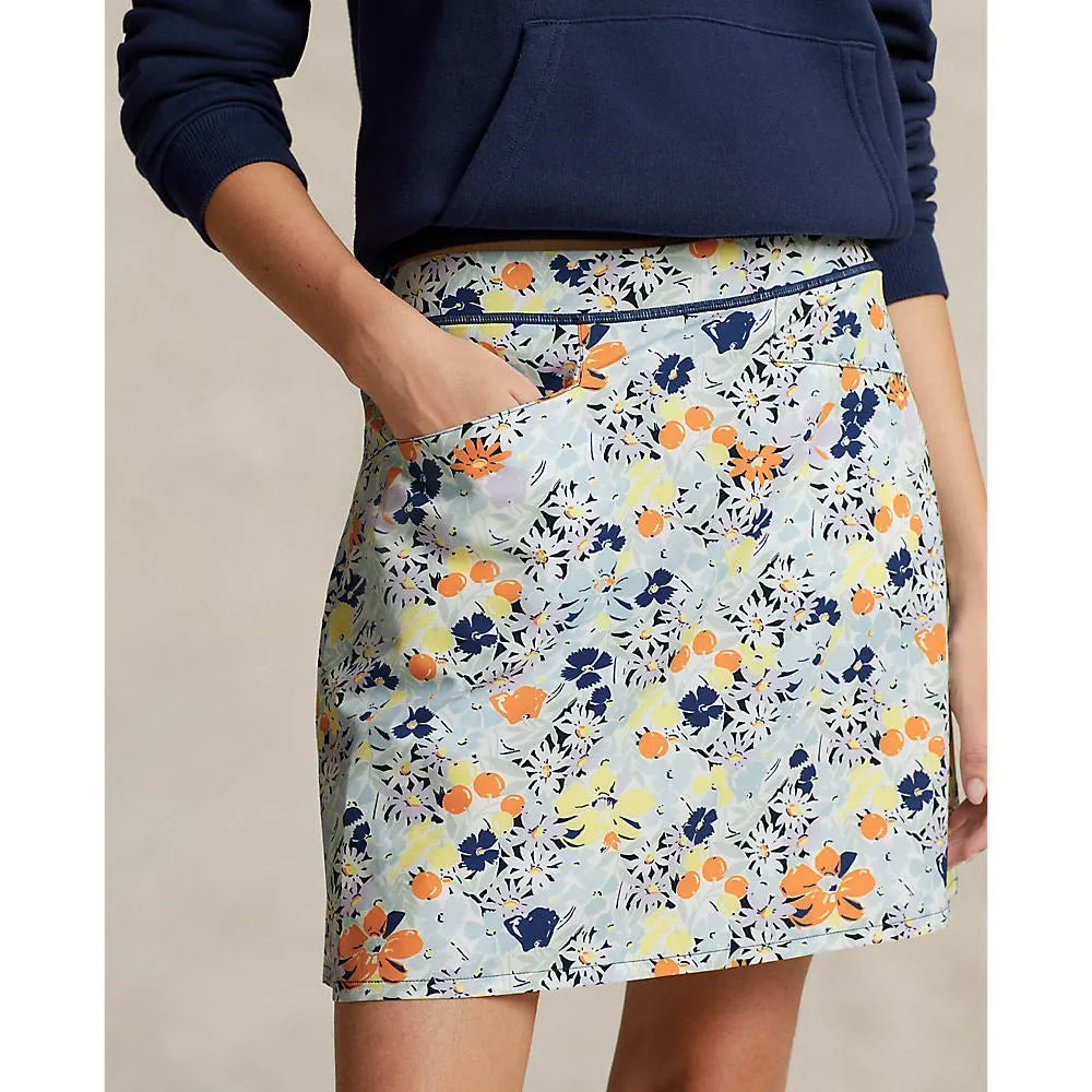 RLX Ralph Lauren Women's Printed Pleated Aim Skort 17" - Floral Bouquet