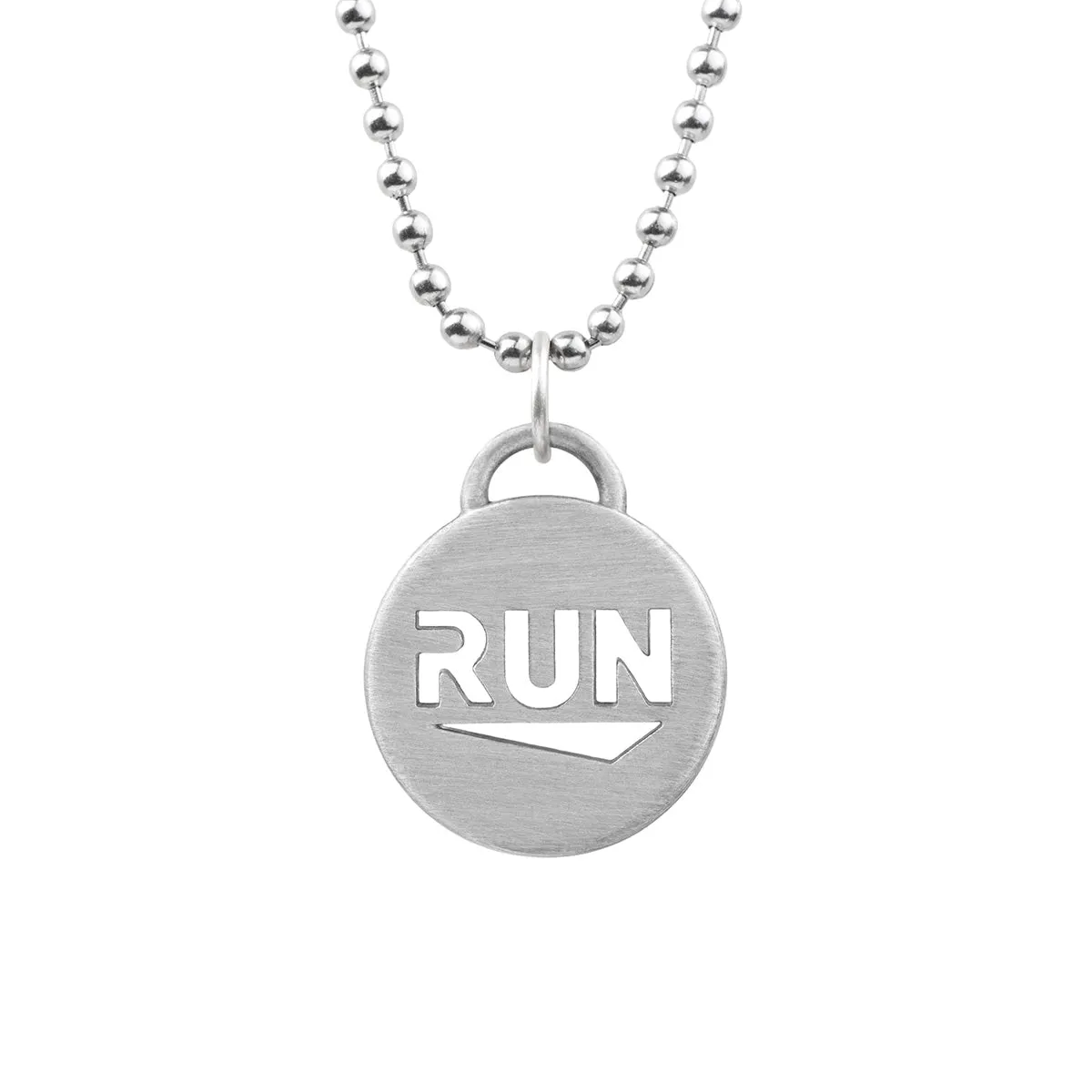 RUN Pendant Chain Necklace