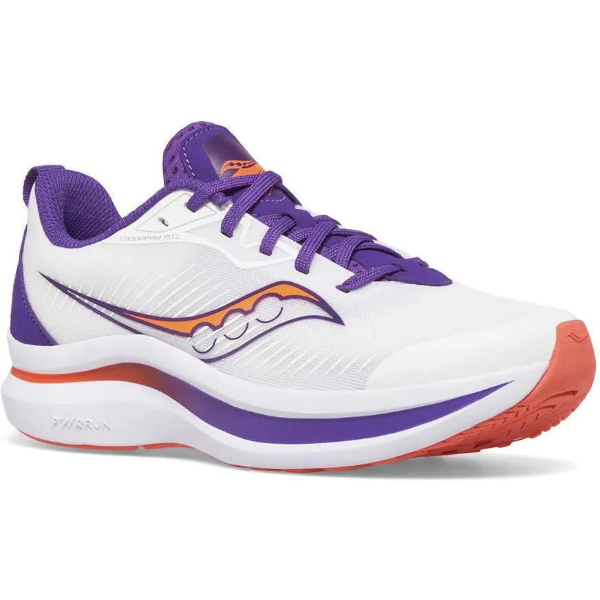 Saucony Endorphin KDZ Junior Running Shoes - White