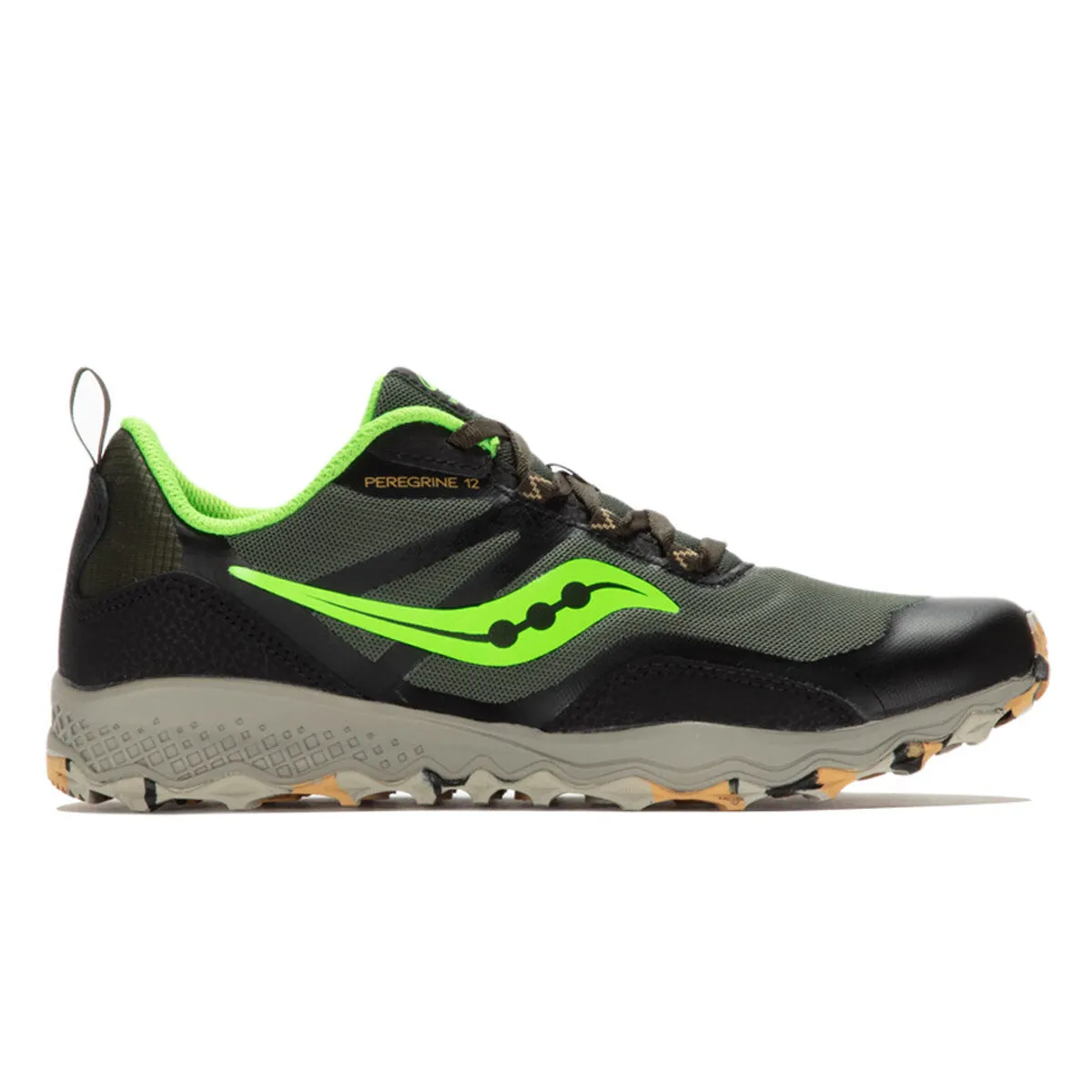 Saucony Peregrine 12 Shield Junior | Black/slime