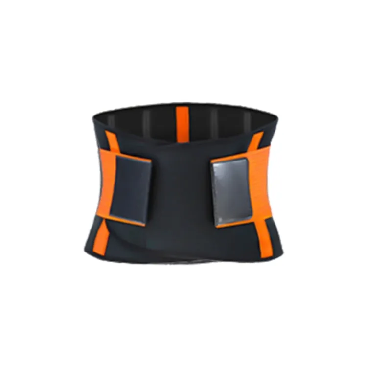 SBR Neoprene Sports Protective Gear Support Waist Protection Belt, Size:XS(Orange)