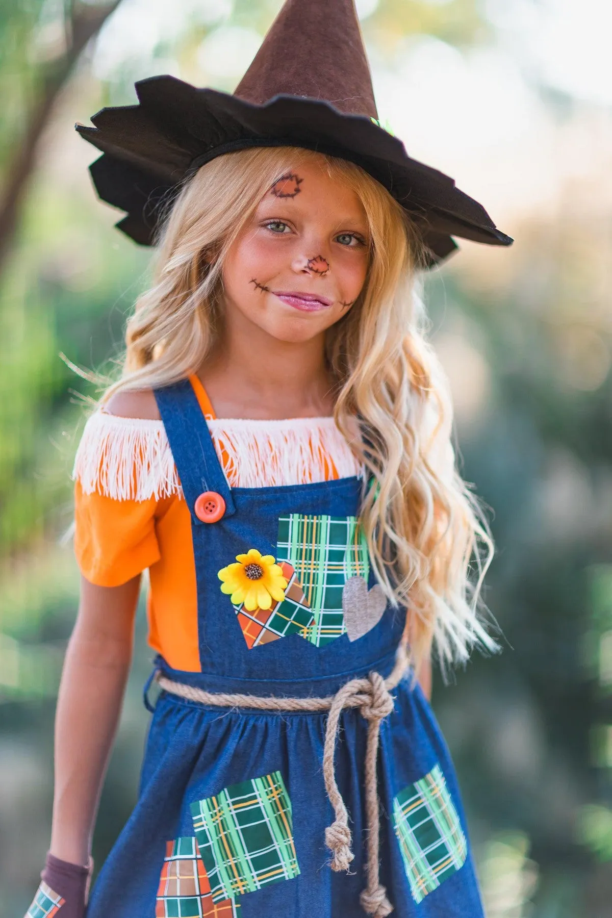 Scarecrow Costume - 5 Piece Set