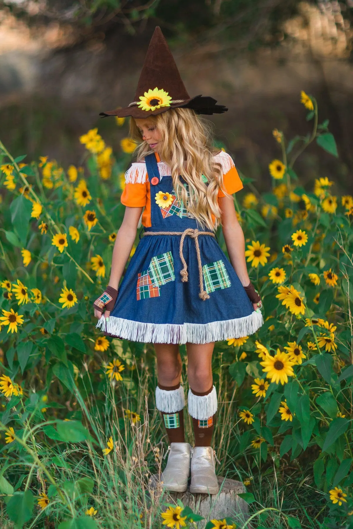 Scarecrow Costume - 5 Piece Set