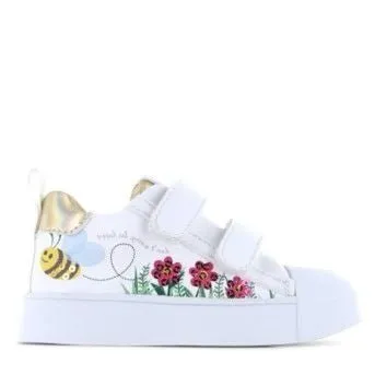 Shoesme: Girls Springtime Velcro Shoes - Bee