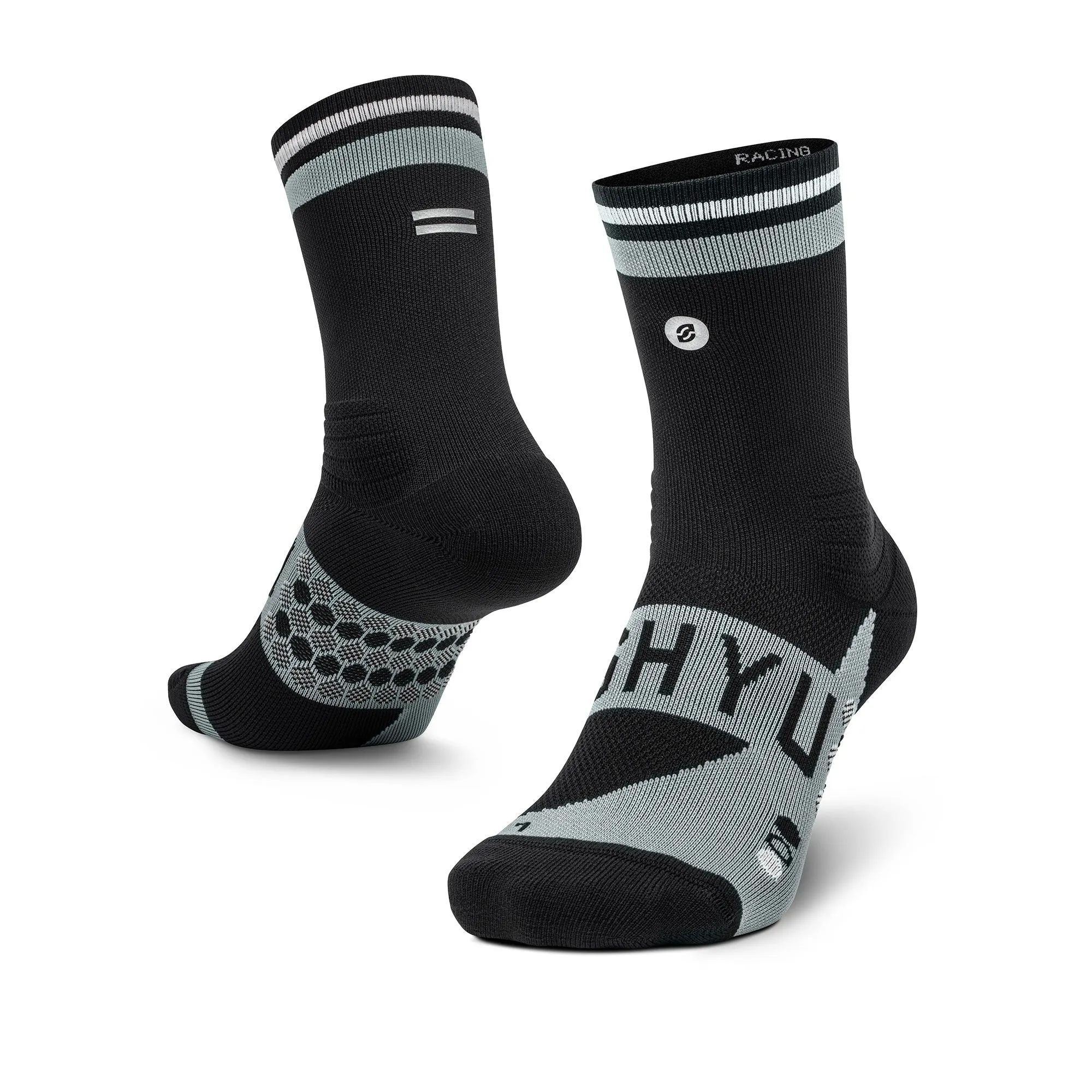 Shyu Racing Sock - Black | Grey | White