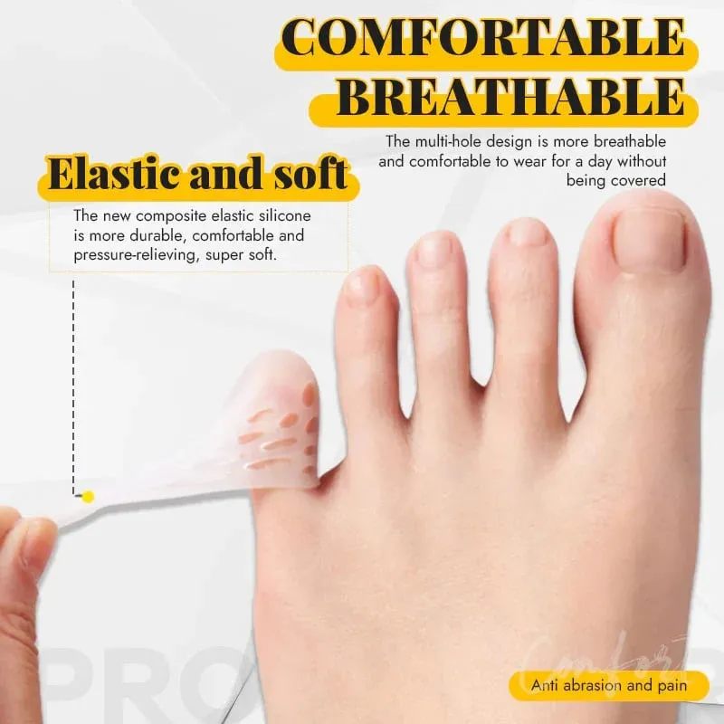 Silicone anti-friction toe protector