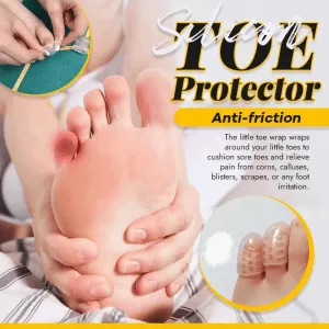 Silicone anti-friction toe protector