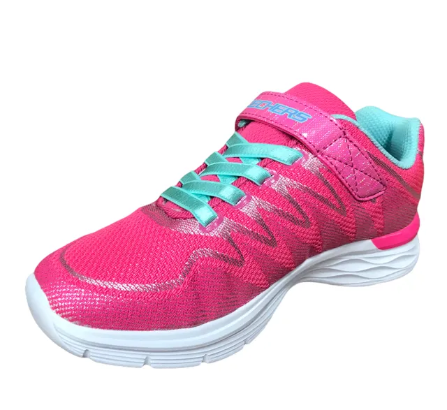 Skechers scarpa da ginnastica da bambina Dream N Dash Whimsy Girl 81131L NPAQ rosa shock