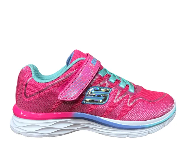 Skechers scarpa da ginnastica da bambina Dream N Dash Whimsy Girl 81131L NPAQ rosa shock