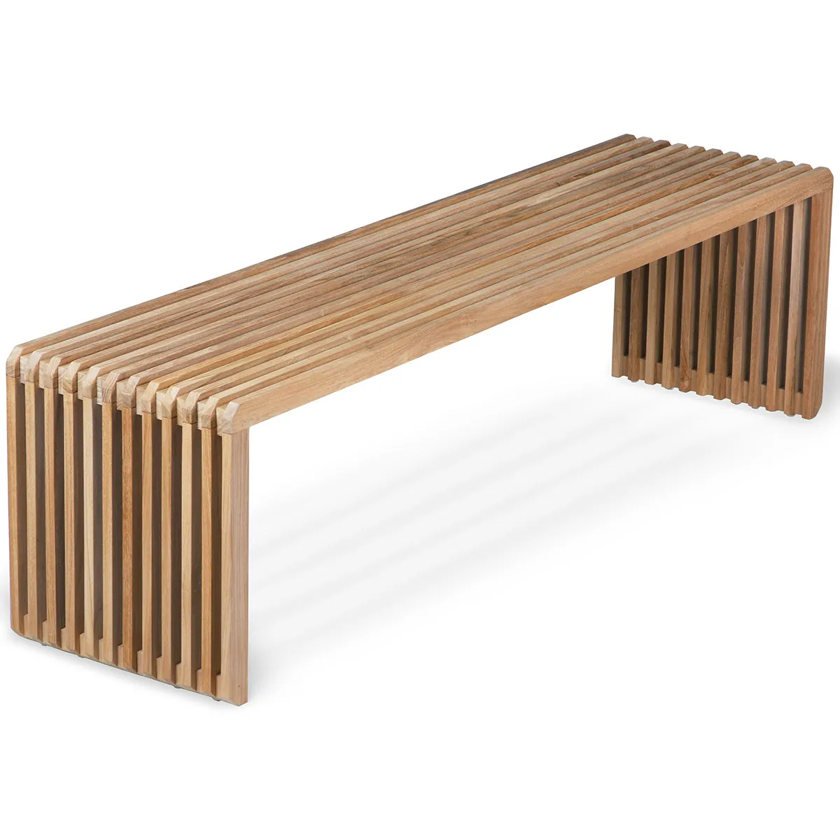 Slatted Bench