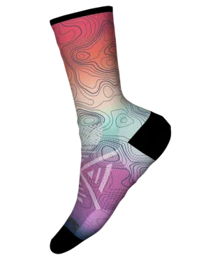 Smartwool PhD Outdoor Light Print Mid Crew Socks - Women's