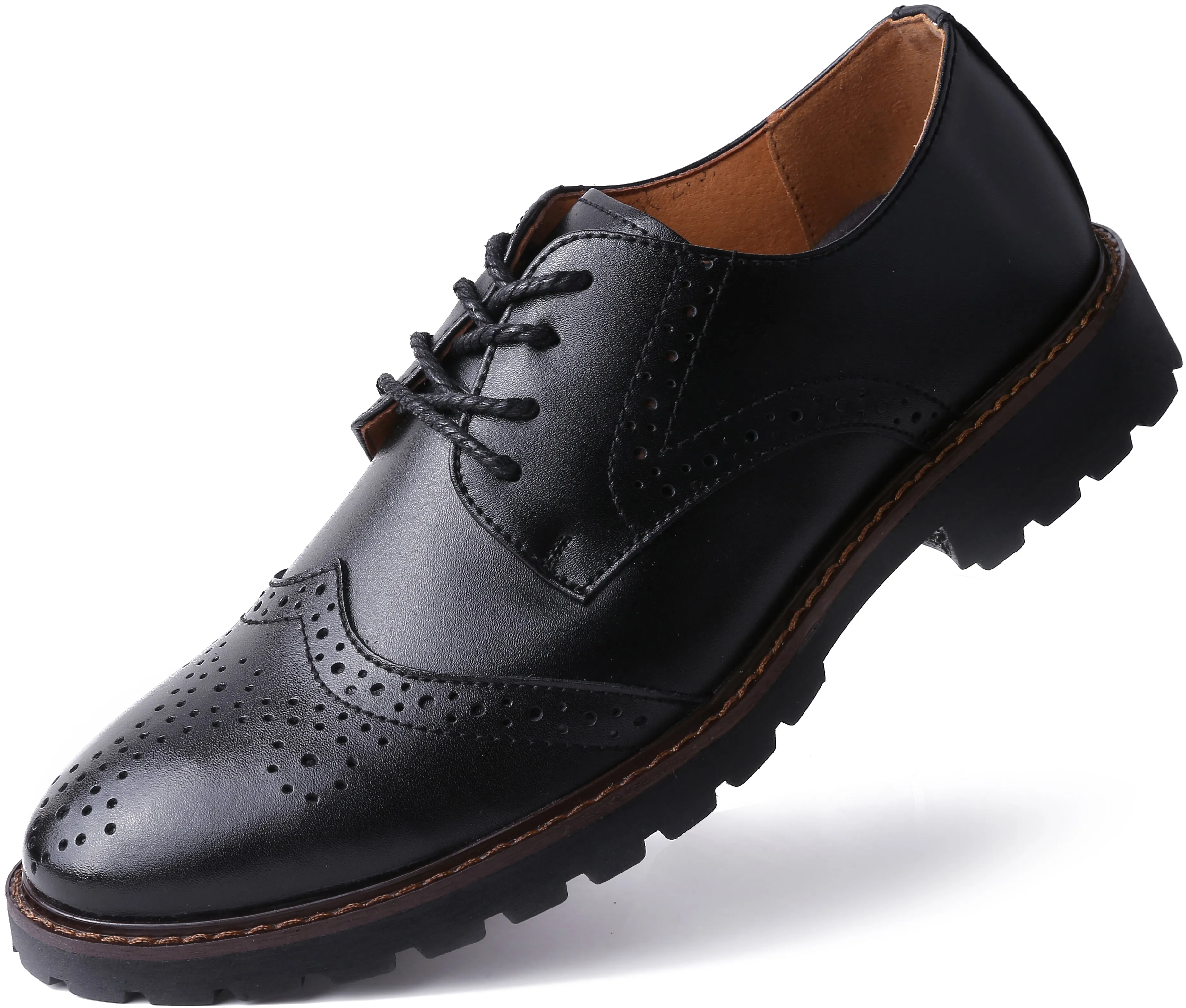 Spotted Thread Oxford Dress Shoes