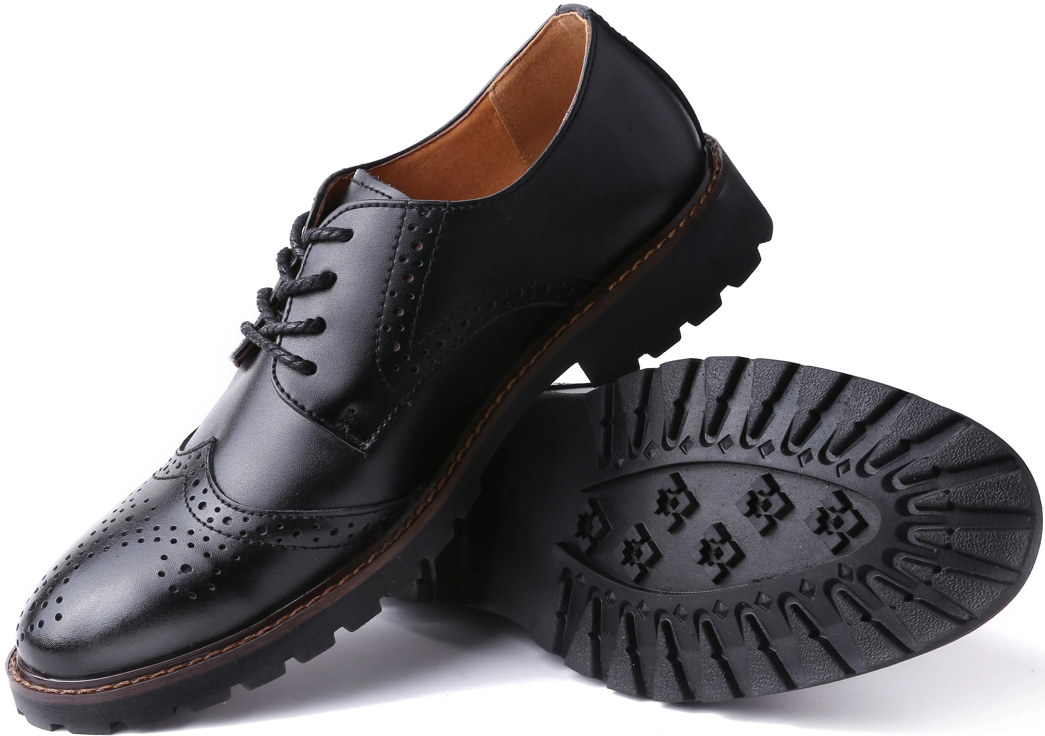 Spotted Thread Oxford Dress Shoes