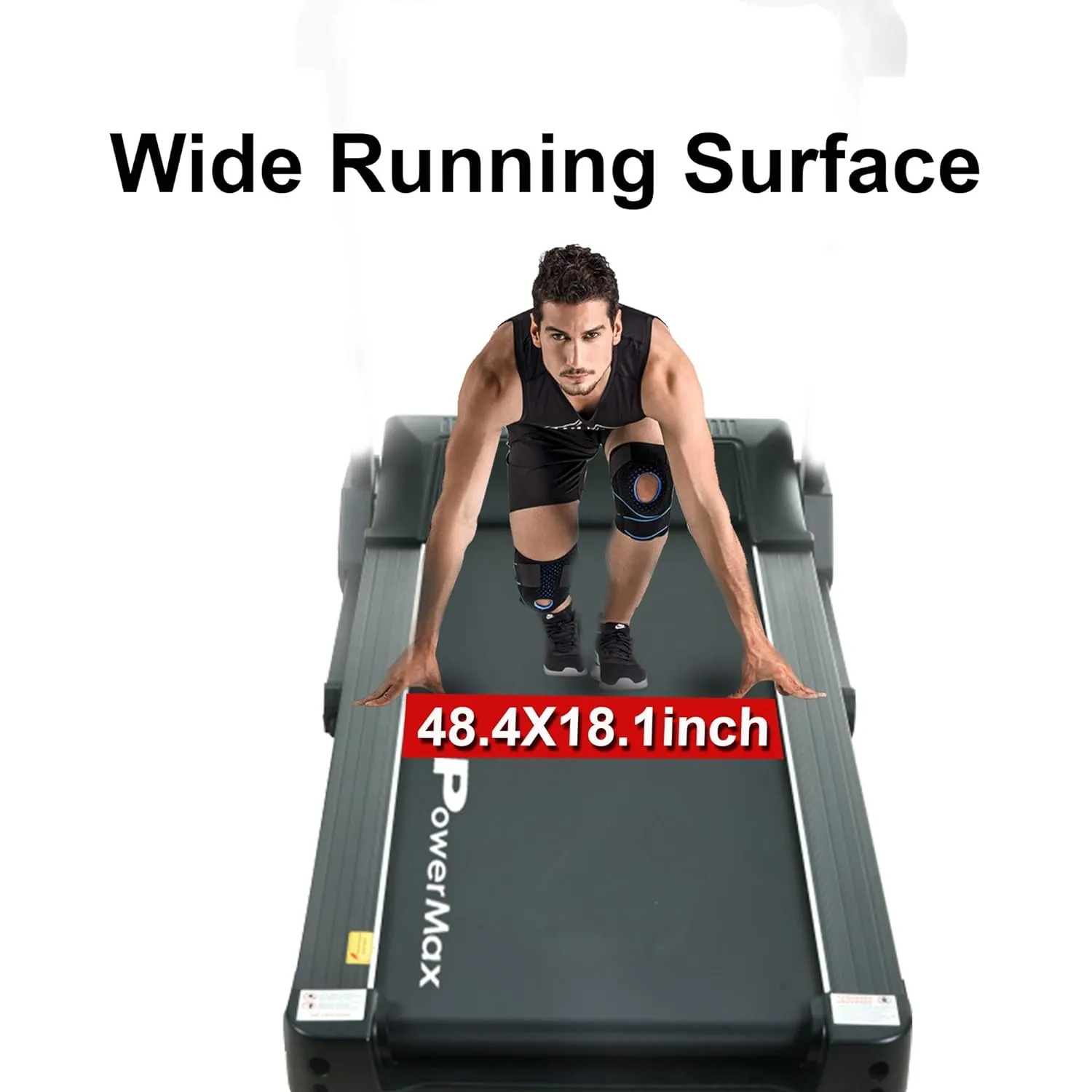 TAM-230 (4HP) Motorised Treadmill for Home [Speed:14.8kmph | Max User Weight:110kg | Foldable | 12 Workout Programs | MP3] Free Installation Assistance & Demo - 3 Year Motor Warranty