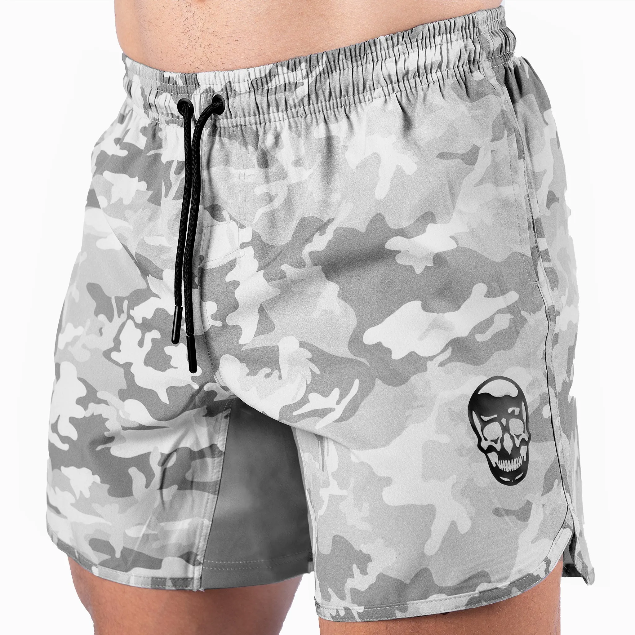 Training Shorts - White Camo