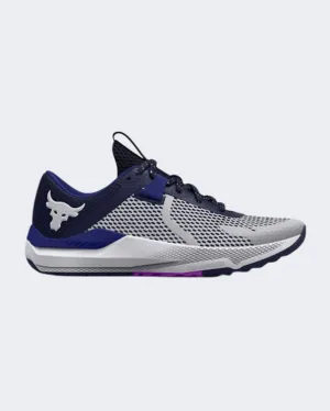 Under Armour Project Rock Bsr 2 Men Training Shoes Grey/Navy 3025081-102