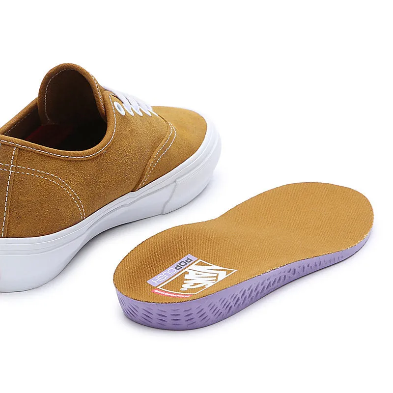 VANS - Skate Authentic Leather Shoes [GOLDEN BROWN]